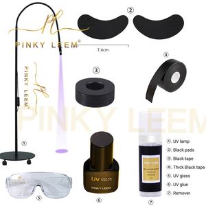 Pinky Leem Professional <b>UV</b> Lamp Kit Foot Pedal Switch <b>Gel</b> Eyelash Extension Equipment LED Beam Light System - Product Image 6