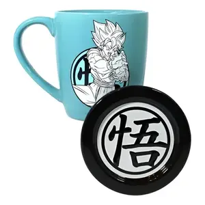 Para Original Dragon for Ball Super Saiyan Goku Taza de cerámica Portavasos Capacidad de 6oz Taza de gres de alta calidad segura para microondas - Product Image 1