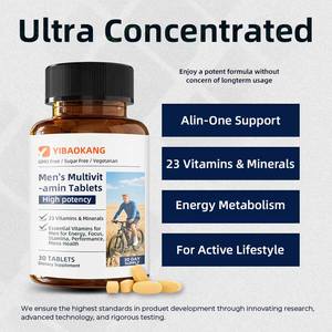 מפעל oem multitamin תוספת טבליות של גברים נוסחה ומינרלים של גברים 60 כמוסות - Product Image 4