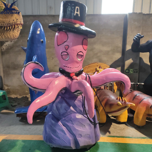 Tùy chỉnh năng động bạch tuộc animatronic mô hình cuộc sống như phim hoạt hình động vật biển tượng cho Aquarium Marine Thế Giới Trang trí - Product Image 4