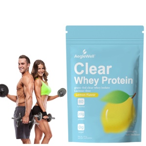 OEM/ODM Aeglewell Proteína de Suero Transparente Sabor Limón, Aislado de Suero de Leche de Animales Alimentados con Pasto, Suplemento Deportivo Sin Lactosa - Product Image 1