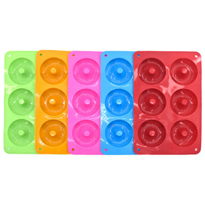 Moule à beignets en <span class=keywords><strong>silicone</strong></span> antiadhésif <span class=keywords><strong>pour</strong></span> 6 beignets, plateau à beignets, moule à dessert <span class=keywords><strong>pour</strong></span> la cuisson - Product Image 6