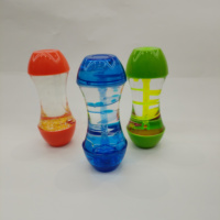Minuteur à bulles liquides sensorielles en acrylique, jouet apaisant pour enfants, contenu personnalisé, pour l'école, la maison, la réduction du stress, décoration de table