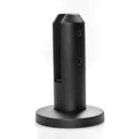 Spigot en acier inoxydable 2205 de haute qualité, ovale, carré, rond, avec base, en verre noir, pour clôture de piscine en verre, main courante