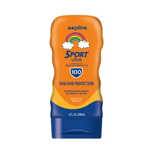 Özel SFP 100 SPF 50 SPF 30 su geçirmez organik bloqueador güneş güneş koruyucu spf losyon vücut