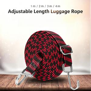 Correas Elásticas Ajustables para Equipaje, Cuerdas Elásticas Resistentes con Ganchos Metálicos, Alta Resistencia para Sujetar Carga de Motocicleta - Product Image 3