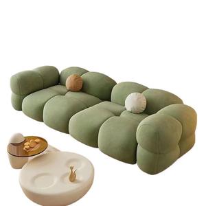 Canapé en tissu minimaliste moderne à un siège, vente chaude, housse en flanelle, rembourrage en éponge, salon, salon de beauté, canapé paresseux - Product Image 6
