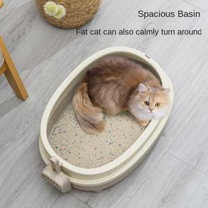 Vente directe en usine grande litière <span class=keywords><strong>pour</strong></span> <span class=keywords><strong>chat</strong></span> en plastique durable <span class=keywords><strong>de</strong></span> 20L avec bassin <span class=keywords><strong>de</strong></span> lit <span class=keywords><strong>de</strong></span> toilette anti-rupture semi-fermé espace intérieur <span class=keywords><strong>pour</strong></span> chats - Product Image 2