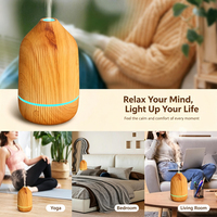 Humidificateur à brume fraîche à 7 couleurs, diffuseur d'aromathérapie 100 ml, mini diffuseur ultrasonique USB pour huiles essentielles, maison, bureau