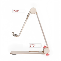 Support de téléphone portable universel flexible en alliage d'aluminium anti-corrosion pour bureau et lit, support pour téléphone et tablette