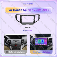 Kit de panneaux adaptateurs de façade de tableau de bord pour Honda Spirior 2009-2013 9 pouces LHD Texturé, Meilleure Vente, Prix de Gros
