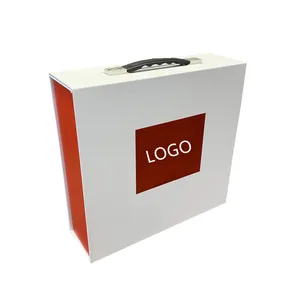 定制礼品盒葡萄酒豪华纸盒带标志磁铁封闭酒盒