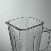 Blender Oster en verre 1,25 L, dessus carré, Vasos De Licuadora Oster Vidrio Redondo A06, pot en verre pour blender Oster