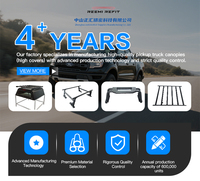 Couverture de benne rigide enroulable en alliage d'aluminium pour pick-up double cabine, étanche, type tonneau ou camper top, pour ISUZU Dmax F150 Mazda
