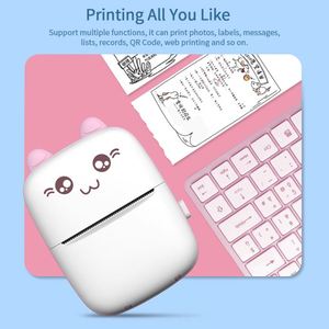 Mini-imprimante thermique de poche BT 57 mm sans fil pour autocollants avec rouleaux de papier – En stock, batterie 1000 mAh, garantie 1 an - Product Image 5
