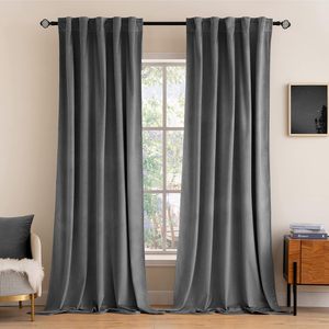 Cortinas de poliéster de franela opacas XinLan para cortinas de ventana personalizadas con aislamiento térmico para el hogar - Product Image 5