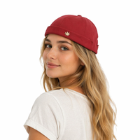 Casquette sans visière unie en coton pour couples, style sport, bonnet melon, casquette de baseball sans visière hip-hop
