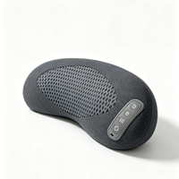 Coussin de massage intelligent à pression d'air, gonflable, chauffant et vibrant pour le cou, le dos et les lombaires, idéal pour les employés de bureau