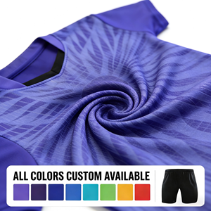 カスタム熱転写レトロメンズサッカーユニフォームセットOEMサービスロゴ速乾性半袖サッカークラブ大人用 - Product Image 6