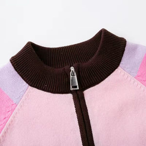 Cárdigan de Punto con Rayas de Arcoíris para Niñas, Primavera y Otoño 2026, Suéter Ligero, Elegante y Versátil de Algodón para Niños - Product Image 3