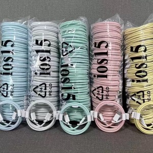 <span class=keywords><strong>USB</strong></span> Type-C dữ liệu sạc cáp 60W điện 1m chiều dài cho Iphone 15 16 Pro Max ban đầu bện 60W phí Cáp <span class=keywords><strong>USB</strong></span> C để Type-C - Product Image 1