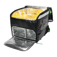 BSCI Factory Custom Wasserdichter wärme isolierter Pizza-Liefer rucksack Food Delivery Bag Box Soft Sided Cooler Bags