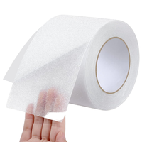 Bande antidérapante transparente en PEVA imperméable, autocollants antidérapants pour baignoire, douche, escaliers, bande de sécurité adaptée aux pieds nus