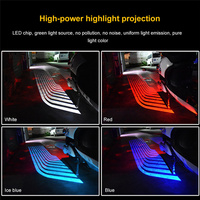 Projecteur LED Ailes d'Ange pour Moto, Lampe de Projecteur Latéral Effet Ombre Fantôme, Lumière d'Accueil pour Personnalisation Moto