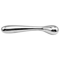 Bâton de massage de la prostate à double extrémité en acier inoxydable pour le point G Stimulateur de point P en métal pur pour le pénis Plug anal Dildo Sex Toy
