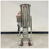 Mixeur Commercial Vertical Industriel Haute Vitesse pour Fruits et Légumes avec Moteur 45L, Broyeur pour Sauce Tomate et Lait de Noix