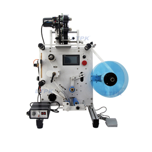 Lt-Sl130 Prijsreferentie Semi-Auto Ronde Fles Etiketteermachine Platte En Plastic Fles Sticker Etiket <span class=keywords><strong>Machine</strong></span> Met Datum <span class=keywords><strong>Coder</strong></span> - Product Image 1