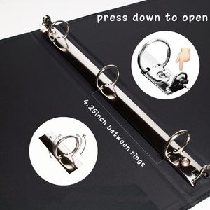 High Quality Suplier Recycle Linen File Folder with Hardware Custom 1 Inches 3 <b>Ring</b> <b>Binder</b> - Product Image 4