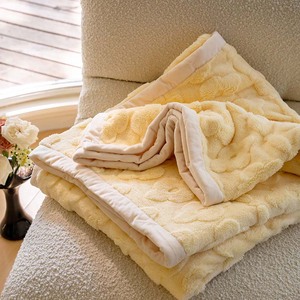 3D Embossed Floral <strong>Fleece</strong> Throw Blanket Reversible Warm Cozy Sherpa <strong>Fleece</strong> Sofa Blanket Skin Friendly Decorative for Bedroom - Product Image 2