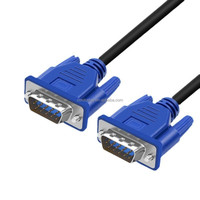 Promo Harga Murah Kabel VGA ke VGA 3+2 15pin 1.5m/3m/5m Full HD 1080p Selubung PVC untuk PC Laptop Monitor TV & Proyektor