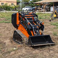 Chargeuse compacte sur chenilles Antspower avec chenilles en caoutchouc pour les travaux agricoles, les vergers, les jardins et les chantiers de construction