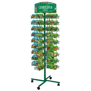 Пользовательский Профессиональный многослойный простой в сборке стеллаж для демонстрации семян