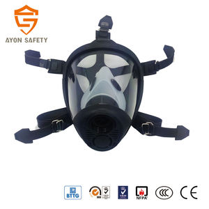 <span class=keywords><strong>Respirator</strong></span> wajah penuh silikon, penutup kepala Gas mencegah keamanan asap asap setengah wajah dapat digunakan kembali jenis kartrid - Product Image 2