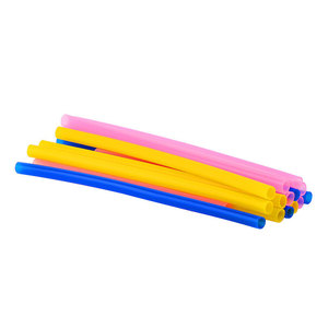 Mingxin Silicone <b>Straws</b> <b>Reusable</b> Washable Colorful Drinking <b>Straws</b> For Kids And Adults 10Pcs Pack - Product Image 1