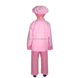 新着シェフキャリアデークックコスチューム子供向けハロウィーンコスプレコスチュームスクールシェフ制服帽子スーツクックコスチューム - Product Image 6