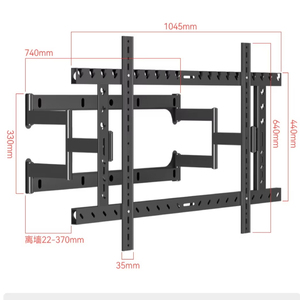 Swelix DY1020 <span class=keywords><strong>Distancia</strong></span> de servicio pesado <span class=keywords><strong>a</strong></span> pared 22-370mm Alta calidad 55 "-120" Soporte de TV Delgado seguro Montaje en pared - Product Image 1