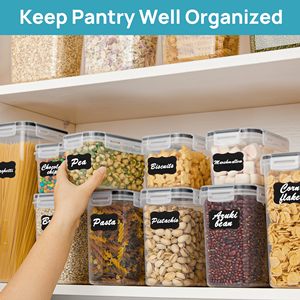 15 pcs BPA-free vuông Nhựa PP kín thực phẩm lưu trữ <span class=keywords><strong>Container</strong></span> có nắp đậy Nhà Bếp Đựng thức ăn tổ chức hộp - Product Image 4