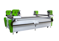 Máquina de corte CNC de cuatro cabezales y cuatro husillos Cortador de forma de espuma