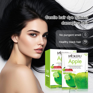 MOKERU Tinta per <span class=keywords><strong>Capelli</strong></span> Nera alle Erbe <span class=keywords><strong>Senza</strong></span> <span class=keywords><strong>Ammoniaca</strong></span>, Crema <span class=keywords><strong>Colorante</strong></span> Semi-Permanente per una Copertura Delicata dei <span class=keywords><strong>Capelli</strong></span> Grigi - Product Image 5