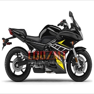Carénage pour YAMAHA <span class=keywords><strong>FZ6</strong></span> FZ 6R FZ6N FZ6R 09 10 11 12 13 14 15 171No.25 Noir Jaune FZ-6R 2009 2010 <span class=keywords><strong>2011</strong></span> 2012 2013 2014 2015 - Product Image 1