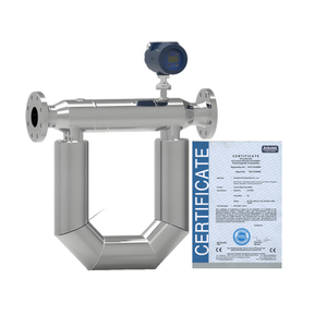Hava sıvı su yağı ve sıvıları için yüksek hassasiyetli dijital Coriolis kütle akış ölçer OEM petrokimya gazyağı gaz uygulamaları - Product Image 1