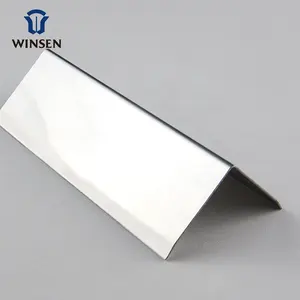 Foshan Building Material L Shape Edge Corner Tile Trim Stainless Steel Stair Nosing