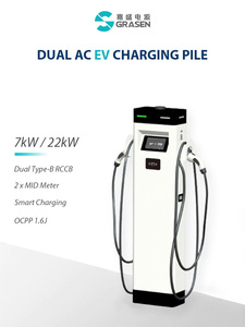 CE商用デュアルガン7kw22kwレベル2スマートAC充電ステーション - Product Image 5