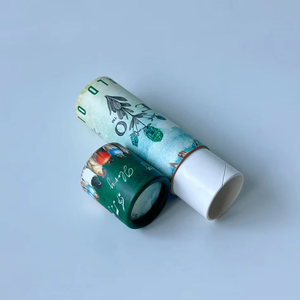 Envase de cartón desodorante al por mayor, contenedor de bálsamo labial biodegradable, bálsamo labial de realce, tubos de papel Chapstick de Perfume personalizado - Product Image 6