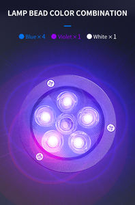 Aquasanrise Full Spectrum coral grow white blue <span class=keywords><strong>aquarium</strong></span> fish tank grow mini <span class=keywords><strong>nano</strong></span> Marine reef tank lumière LED - Product Image 5