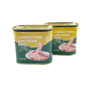 Carne de cerdo enlatada cuadrada al por mayor, 198g y 340g, conservas de sal, ingredientes de la más alta calidad - Product Image 4